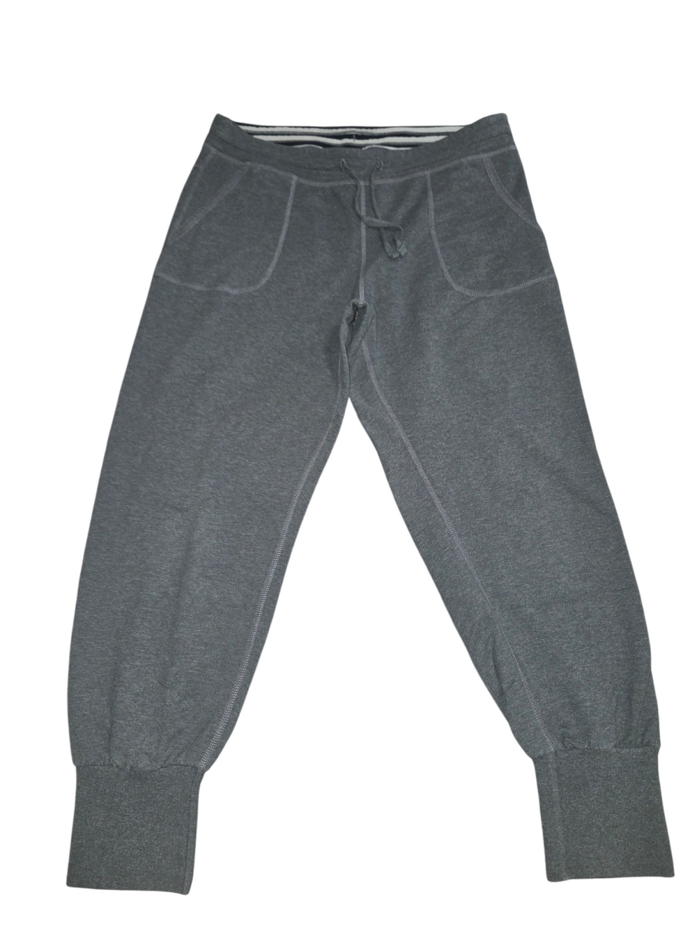 Patagonia Ahnya forge gray joggers M pants organic cotton drawstring sp17